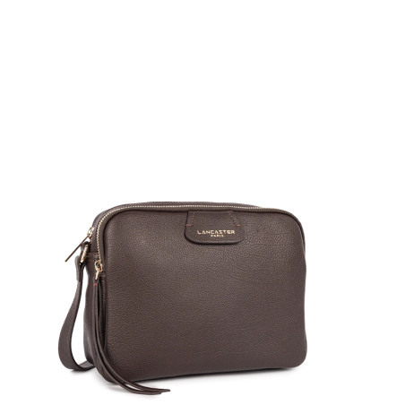 Lancaster Dune M Double Pouch Bag 529-71 Dark Brown