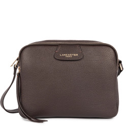 Lancaster Dune M Double Pouch Bag 529-71 Dark Brown