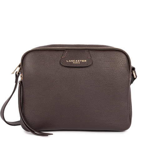 Lancaster Dune M Double Pouch Bag 529-71 Dark Brown