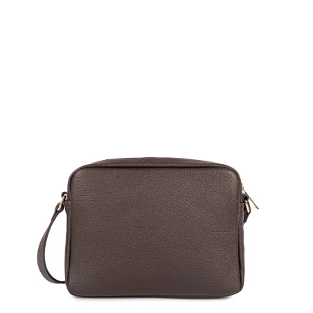 Lancaster Dune M Double Pouch Bag 529-71 Dark Brown