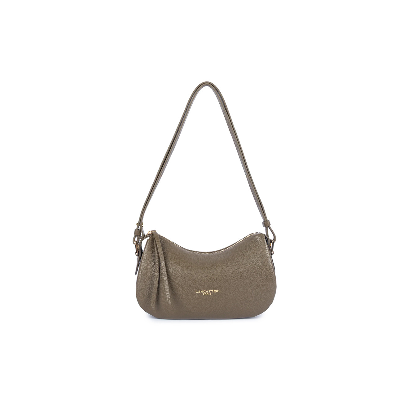 Lancaster Dune Petit sac Besace En Cuir Grainé 529-94 Kaki