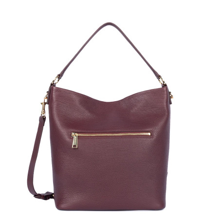 Lancaster Dune Grand Bucket Bag 529-99 Dark Bordeaux