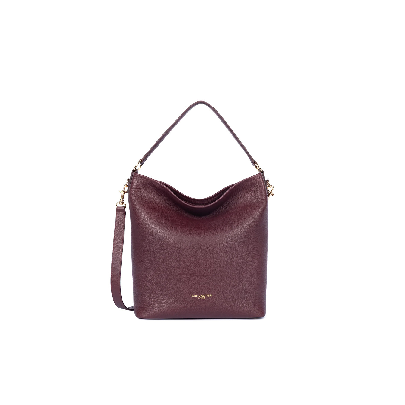 Lancaster Dune Grand Bucket Bag 529-99 Dark Bordeaux