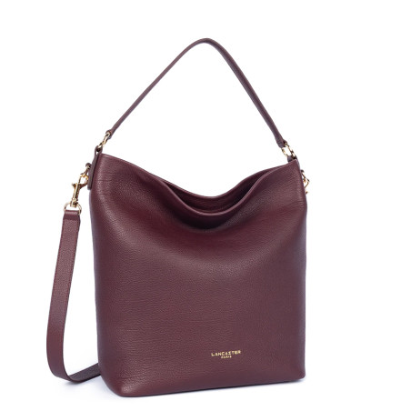 Lancaster Dune Grand Bucket Bag 529-99 Dark Bordeaux