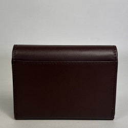 Gérard Darel M411 Line Small Smooth Leather Wallet Brown