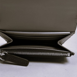 Gérard Darel M411 Line Small Smooth Leather Black Wallet