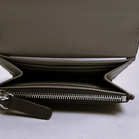 Gérard Darel M411 Line Small Smooth Leather Black Wallet