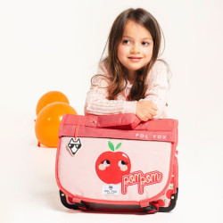 Pol Fox Reversible Backpack 35cm Pompom