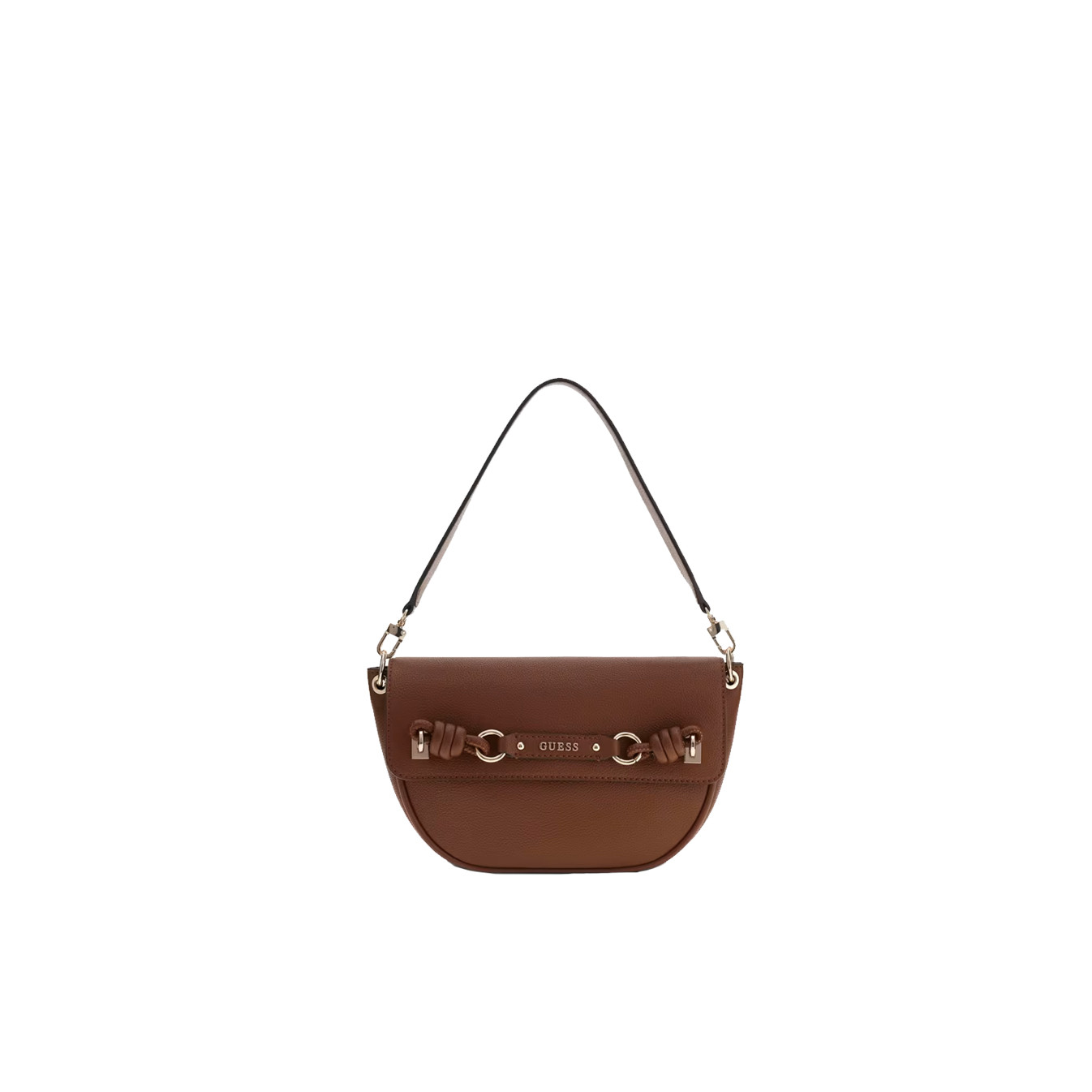 Guess Camélia Shoulder Bag Cognac Faux Leather