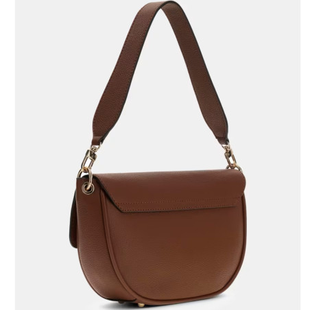Guess Camélia Shoulder Bag Cognac Faux Leather