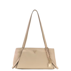 Guess Devon Faux Leather Baguette Bag LTA Latte