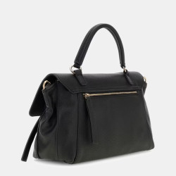 Guess Devon Handbag Faux Leather Black