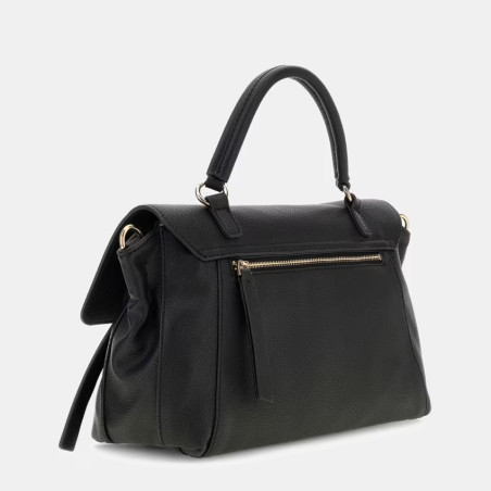 Guess Devon Handbag Faux Leather Black