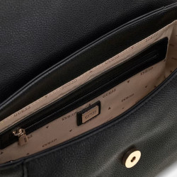 Guess Devon Handbag Faux Leather Black