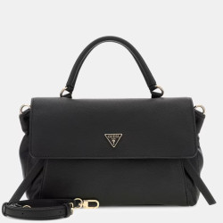 Guess Devon Handbag Faux Leather Black