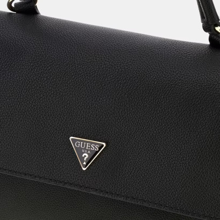 Guess Devon Handbag Faux Leather Black