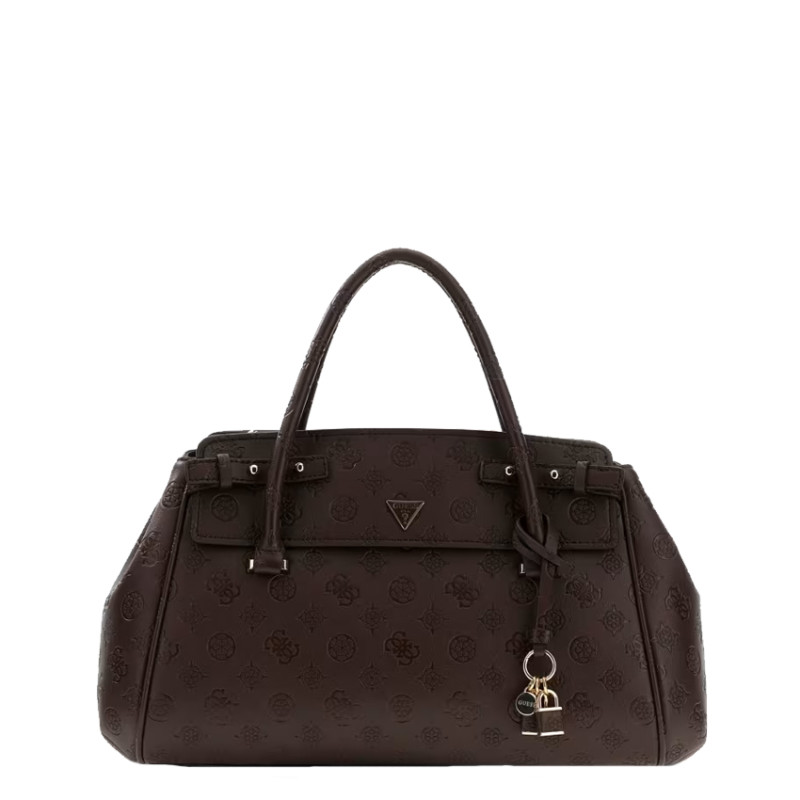 Guess Diana Handbag with CYO Logos Brown