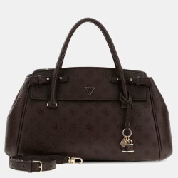 Guess Diana Sac Porté Main Avec Logos CYO Marron bandoulière