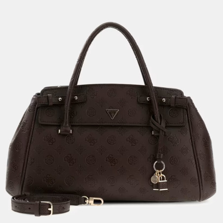 Guess Diana Handbag with CYO Logos Brown