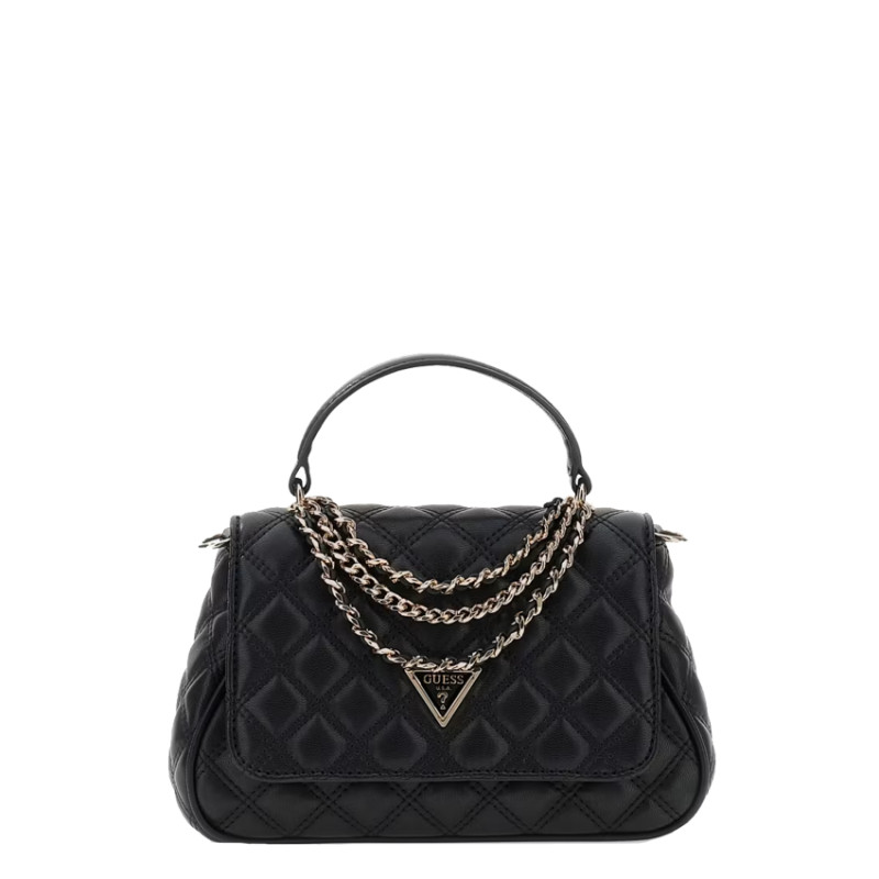 Guess Giully II Small Quilted Black Handbag