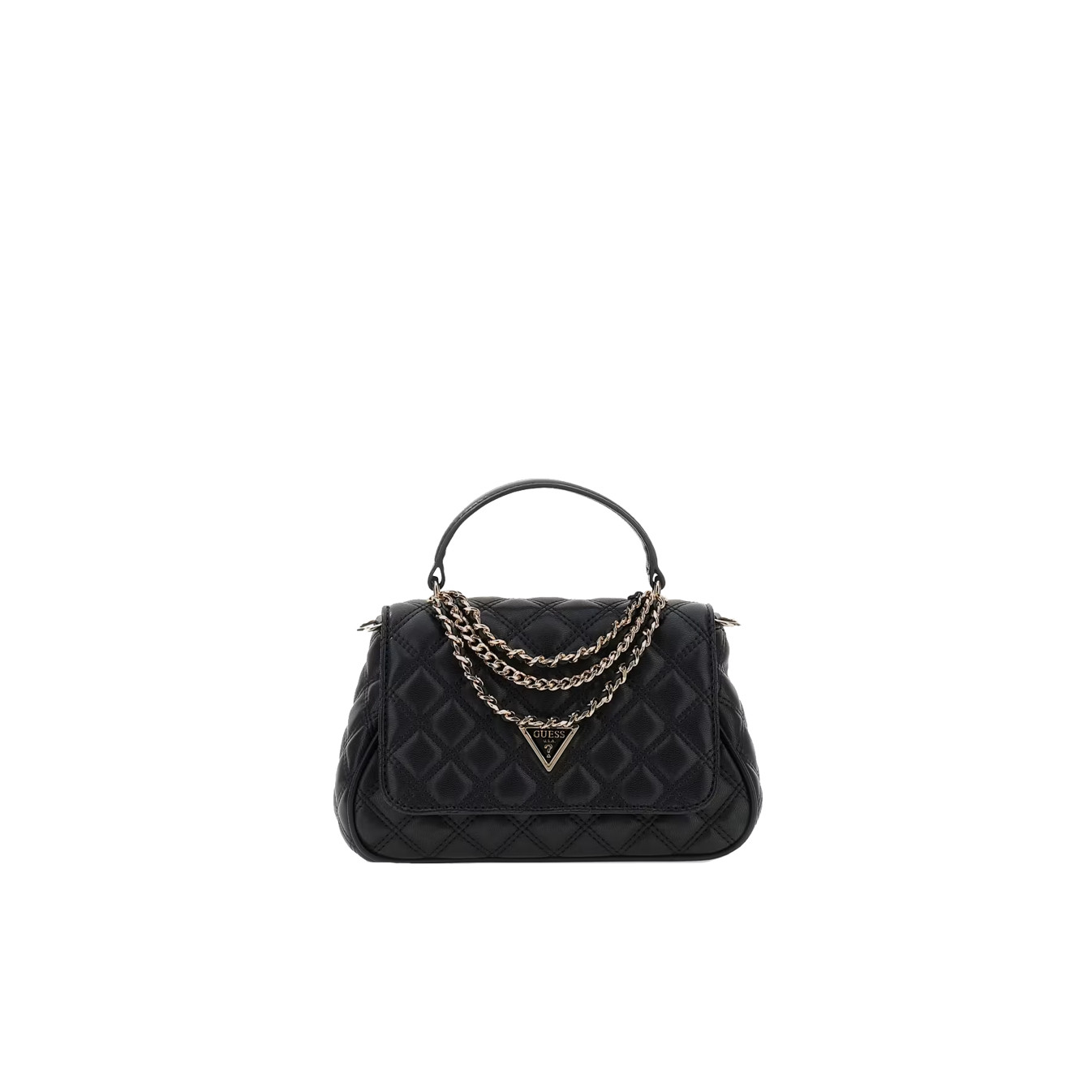 Guess Giully II Small Quilted Black Handbag