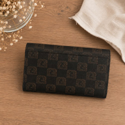 Gérard Darel Wallet Woven Canvas Wallet with Multicolor Details