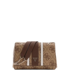 Guess Noelle II Shoulder Bag in Chain Faux Leather with Details Lgw...