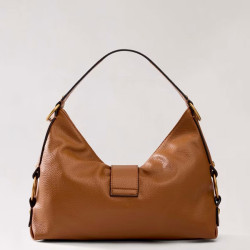 Guess Camden Medium Shoulder Bag Cognac Faux Leather