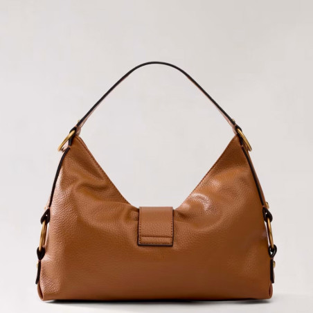 Guess Camden Medium Shoulder Bag Cognac Faux Leather