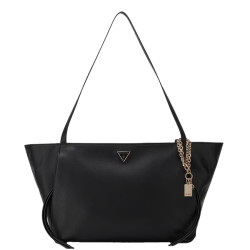 Guess Devon Shopping Bag PU Leather Black