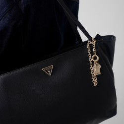 Guess Devon Shopping Bag PU Leather Black