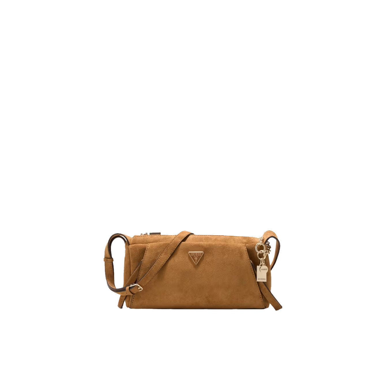 Guess Devon Crossbody Bag Soft Cognac Material