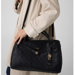 Guess Ella Logo Handbag Logo 4g Blo Black Logo