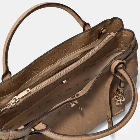 Guess Ella Logo Handbag Logo 4g Bio Beige