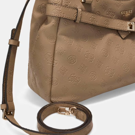 Guess Ella Logo Handbag Logo 4g Bio Beige