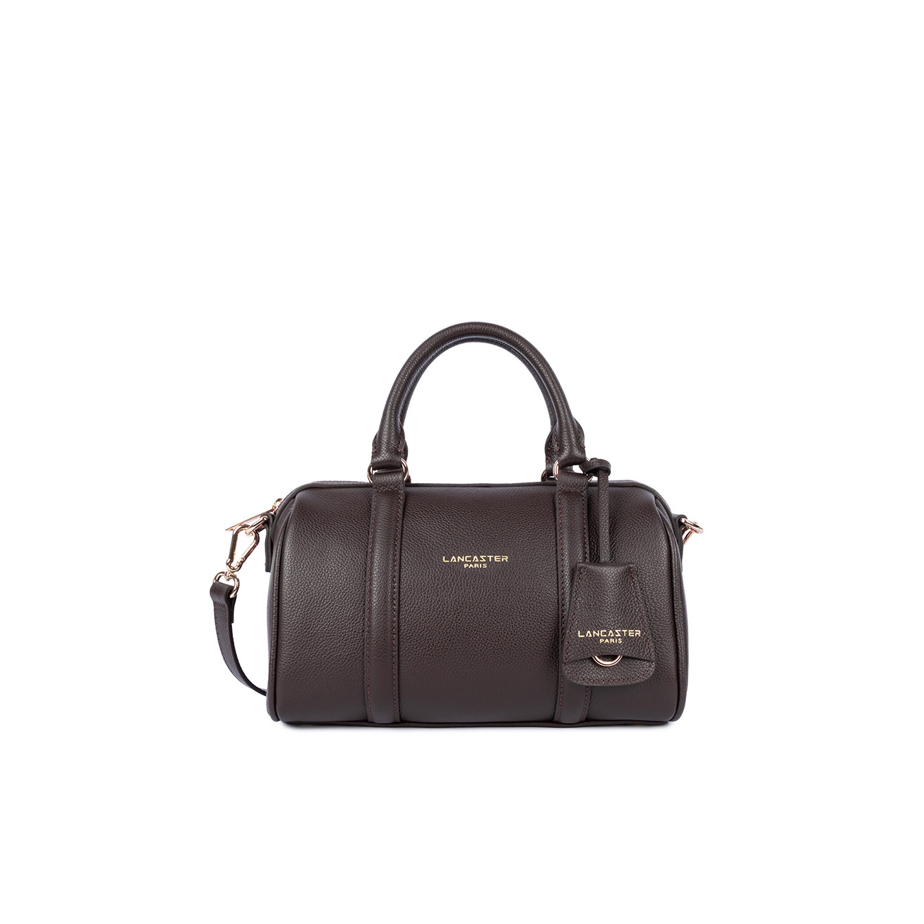 Lancaster Milano Ana Polochon Leather Bag 547-102 Dark Brown