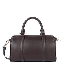 Lancaster Milano Ana Polochon Leather Bag 547-102 Dark Brown