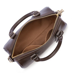 Lancaster Milano Ana Polochon Leather Bag 547-102 Dark Brown