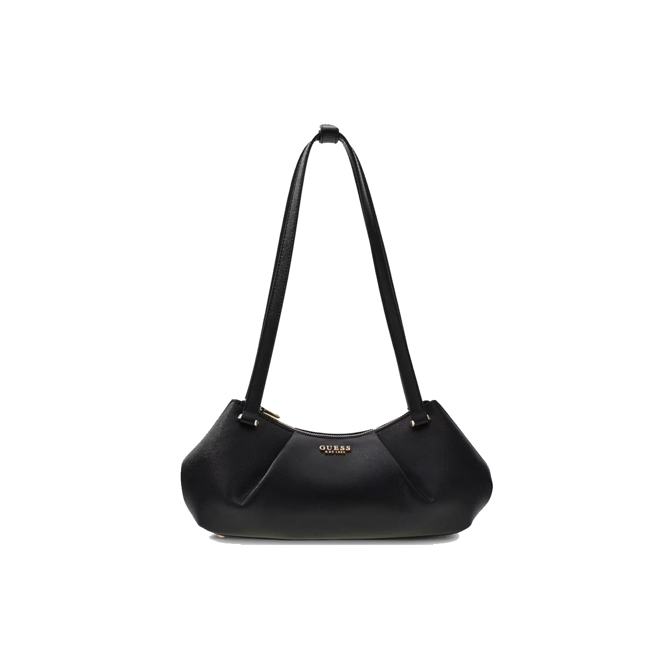 Guess Amorette Hobo Satchel Bag with Removable Strap Black