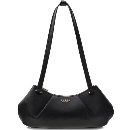 Guess Amorette Hobo Satchel Bag with Removable Strap Black