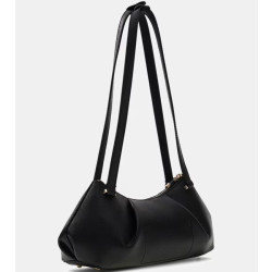 Guess Amorette Hobo Satchel Bag with Removable Strap Black
