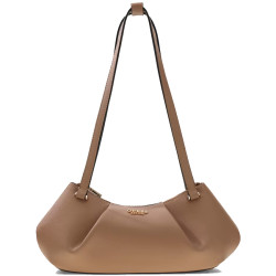 Guess Amorette Hobo Satchel Bag with Removable Strap Beige
