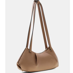 Guess Amorette Hobo Satchel Bag with Removable Strap Beige