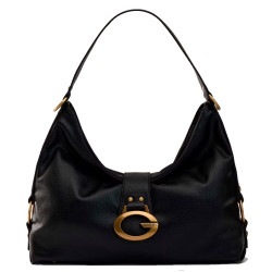 Guess Camden Large Shoulder Bag Faux Leather Black