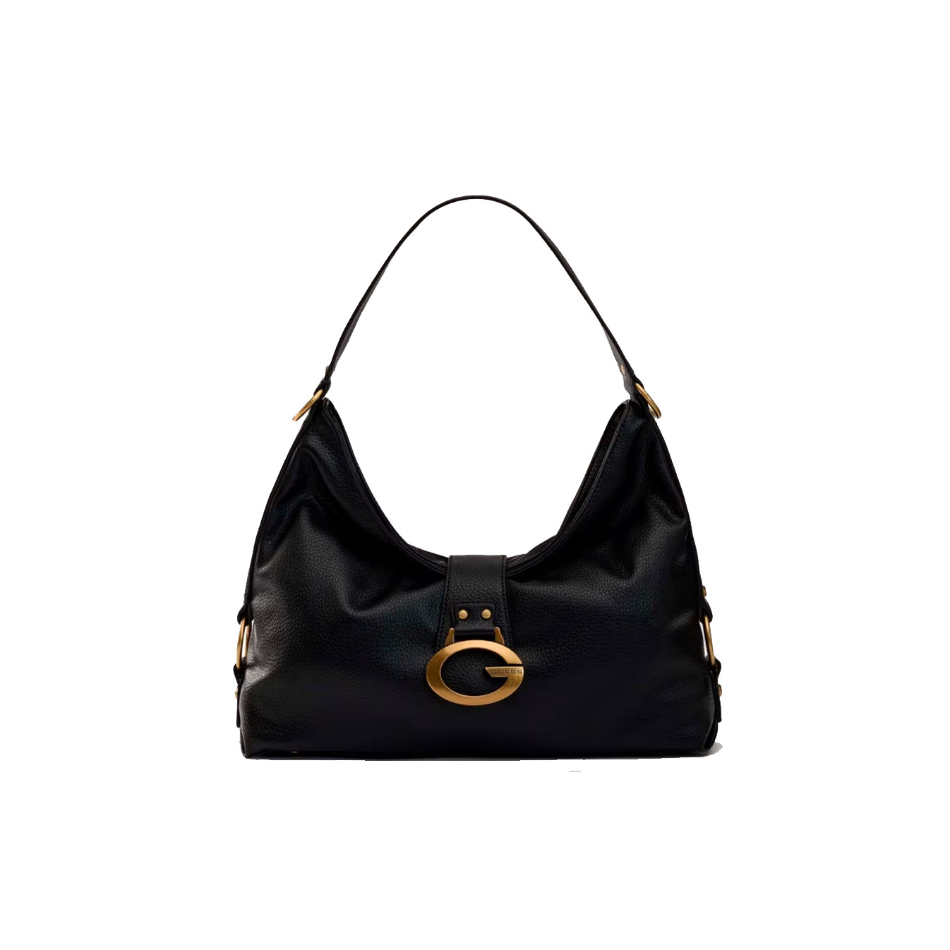 Guess Camden Large Shoulder Bag Faux Leather Black