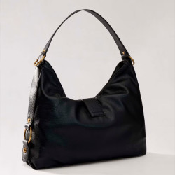 Guess Camden Large Shoulder Bag Faux Leather Black