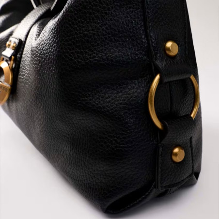 Guess Camden Large Shoulder Bag Faux Leather Black