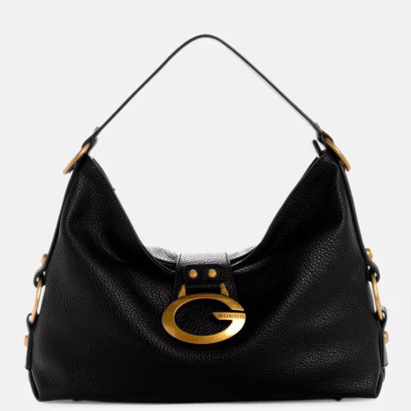 Guess Camden Medium Shoulder Bag Faux Leather Black