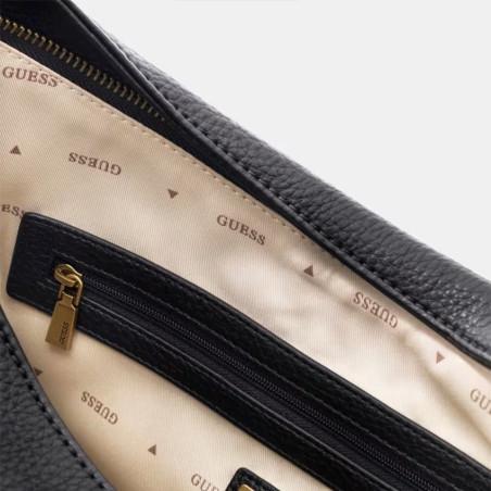 Guess Camden Medium Shoulder Bag Faux Leather Black