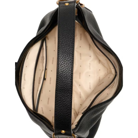 Guess Camden Medium Shoulder Bag Faux Leather Black